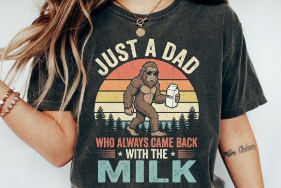 Download Bigfoot Dad Retro Sunset Milk Run - Set Collection