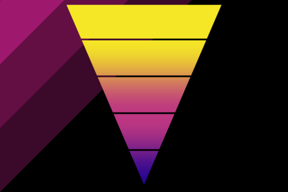 Download Retro Synthwave Triangle Background - Premium Resources