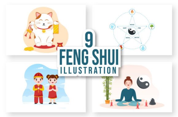 Download 9 Feng Shui Five Elements Illustration - Illustration Collection