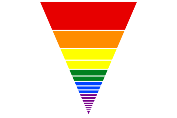 Download Retro Triangle LGBT Pride Background - Premium Resources