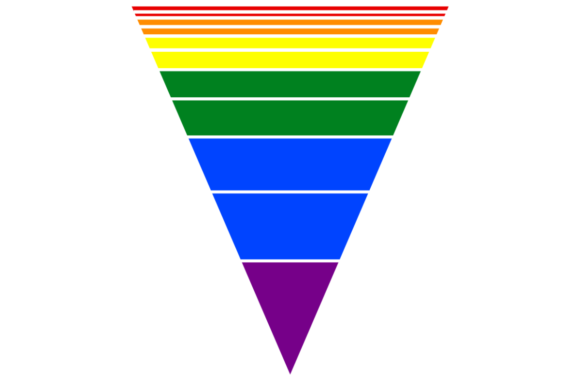 Download Retro Triangle LGBT Pride Background - Premium Resources
