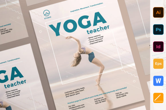 Download Yoga Instructor Poster Template - Yoga instructor Collection